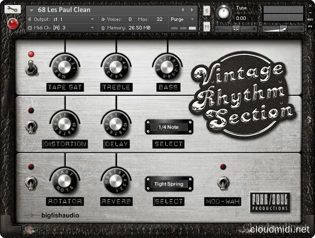 Big Fish Audio Vintage Rhythm Section Kontakt