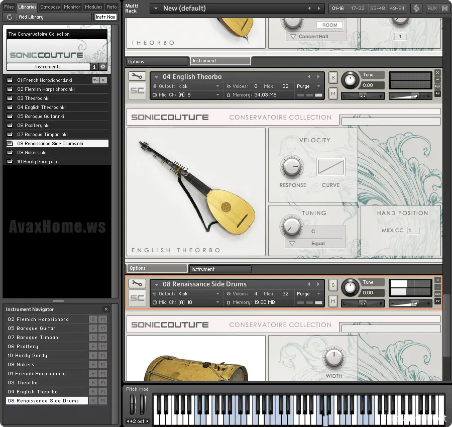 SonicCouture The Conservatoire Collection Kontakt | 8.76 GB