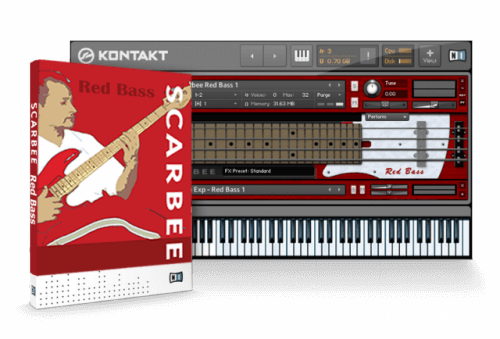 Scarbee Red Bass Kontakt| 713.68M