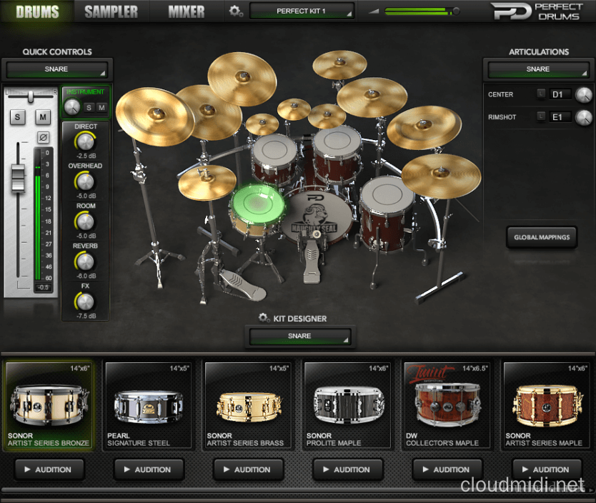 Naughty Seal Audio Perfect Drums 1.6.0 WiN-MAC
