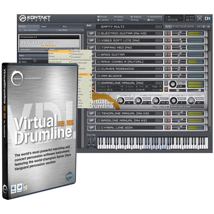 TapSpace Virtual DrumLine 2.5 Kontakt