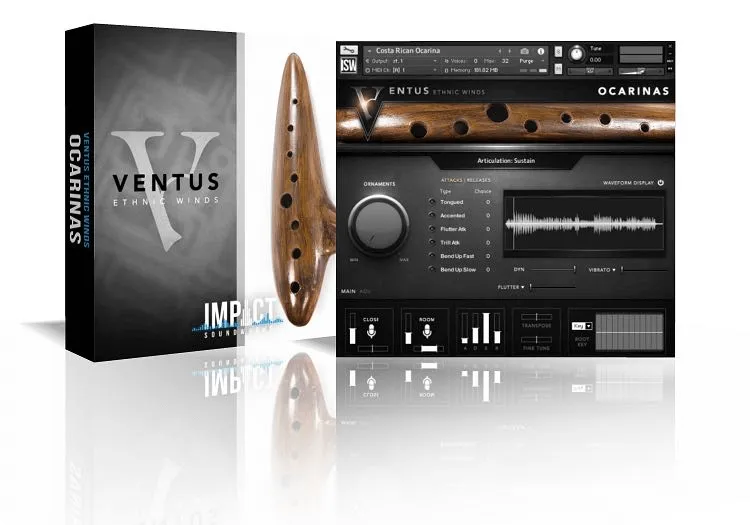 Impact Soundworks Ventus Ethnic Winds Ocarinas