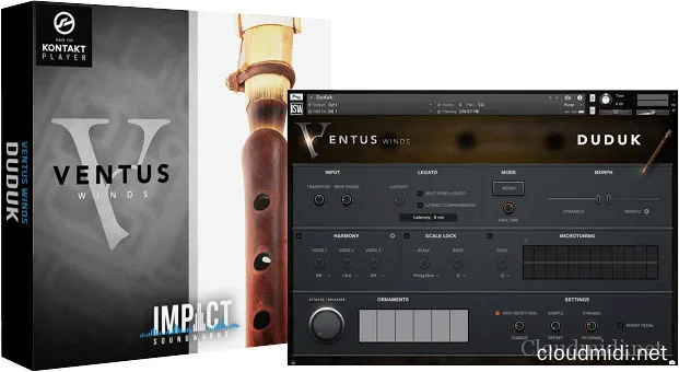 Impact Soundworks Ventus Ethnic Winds Duduk Kontakt