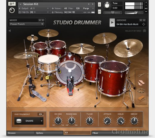 工作室鼓音色nativeinstrumentsstudiodrummer140kontakt