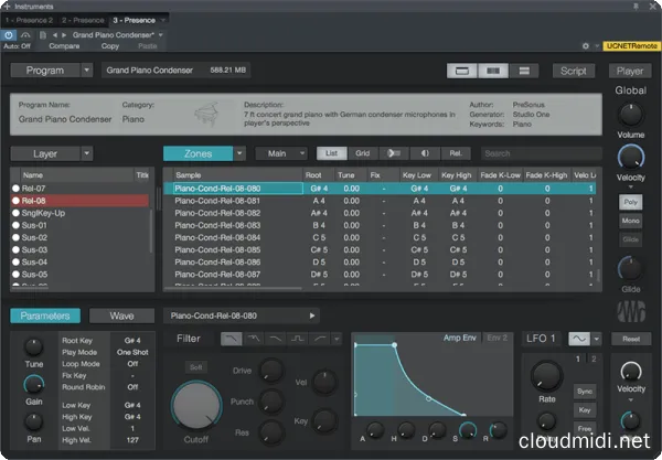 音色编辑插件-PreSonus Presence XT Editor v1.0.0.2 R2R-win :-1