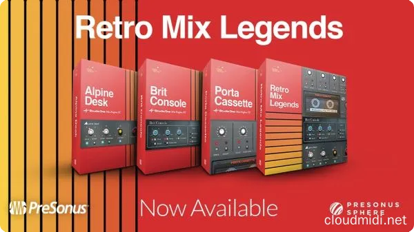 复古硬件模拟效果器-PreSonus Retro Mix Legends v1.0.1.66449 R2R-win :-1