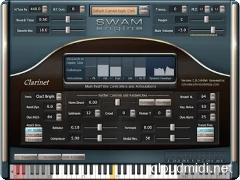 虚拟单簧管音源-Audio Modelling SWAM Engine SWAM Clarinets v2.8.1 CE-win :-1