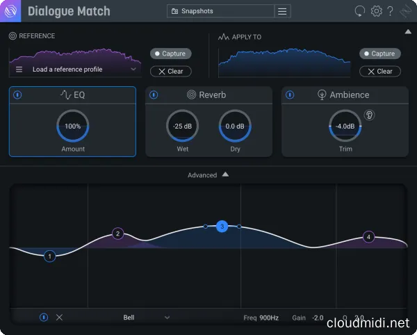 对白录音编辑插件-iZotope Dialogue Match v1.0.2b macOS-MORiA :-1