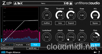 压缩效果器-Unfiltered Audio Zip v1.4.0 TC-win :-1