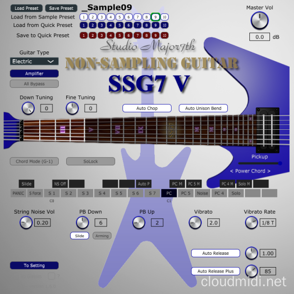 虚拟吉他音源插件-Studio Major7th SSG7V v1.6.0 RET-win :-1
