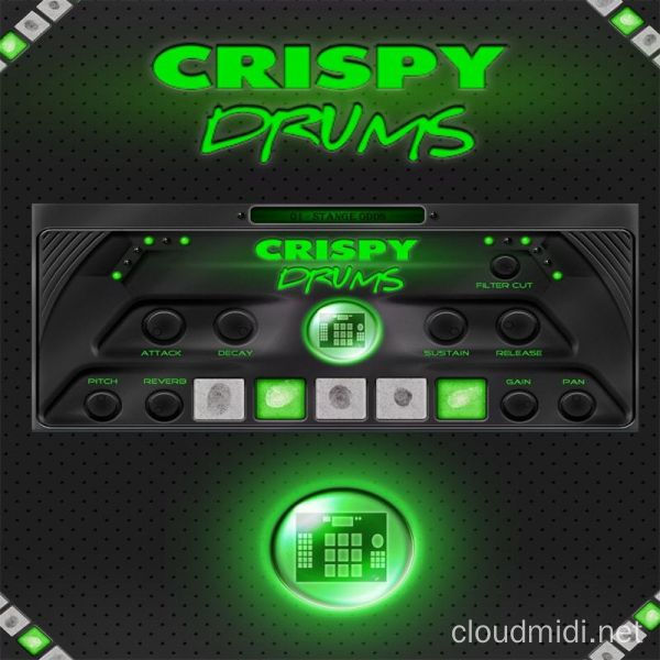 虚拟电子鼓音源插件-Modern Producers Crispy Drums VST WiN-MAC :-1