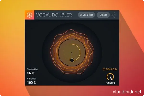 人声加倍效果器-iZotope Vocal Doubler v1.2.0 KD-mac :-1