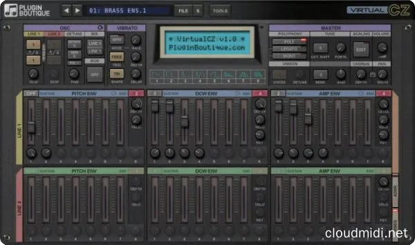 复古合成器-Plugin Boutique VirtualCZ v1.3.1 R2R WIN-MAC :-1