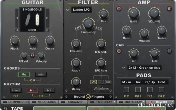 虚拟雷鬼吉他音源-SoundFingers Le Skank v1.2.3 R2R WIN-MAC :-1 虚拟雷鬼吉他音源-SoundFingers Le Skank v1.2.3 R2R WIN-MAC :-1