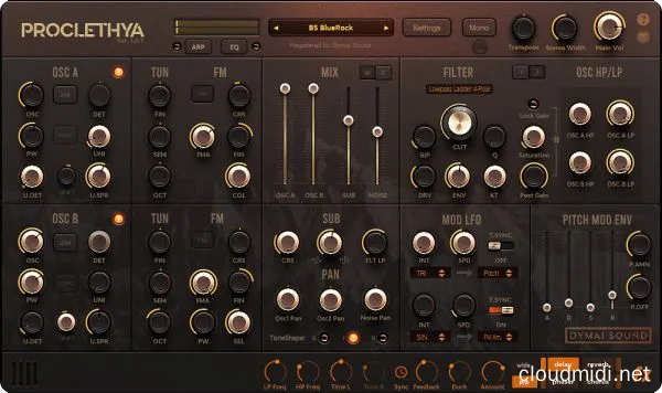 模拟合成器-Dymai Sound Proclethya v1.0.9 R2R WIN-MAC :-1