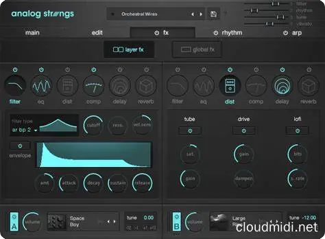 模拟弦乐合成音色库-Output Analog Strings v1.0.1 + Expansions Kontakt :-1