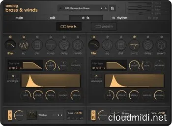 模拟管弦乐合成音色库-Output Analog Brass and Winds v1.0.1 Kontakt :-1