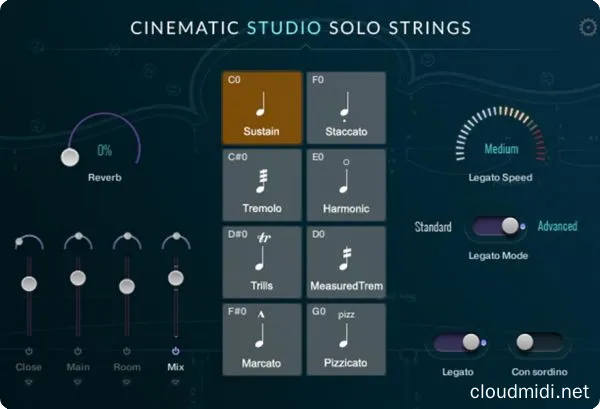 电影工作室独奏弦乐音源-Cinematic Studio Solo Strings Kontakt :-1