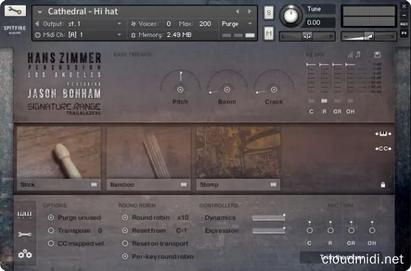 洛杉矶汉斯·季默鼓打击乐音色库-Spitfire Audio HZ02 Hans Zimmer Percussion Los Angeles Kontakt :-1