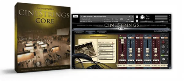 电影弦乐音源核心版-Cinesamples CineStrings CORE Kontakt :-1