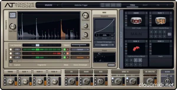智能鼓替换插件-XLN Audio Addictive Trigger v1.3.2 macOS-TRAZOR :-1 智能鼓替换插件-XLN Audio Addictive Trigger v1.3.2 macOS-TRAZOR :-1