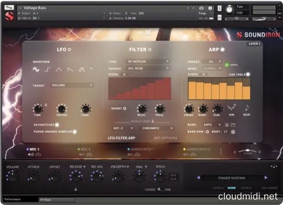 四弦电贝斯音色库-Soundiron Voltage Bass Kontakt :-1 四弦电贝斯音色库-Soundiron Voltage Bass Kontakt :-1