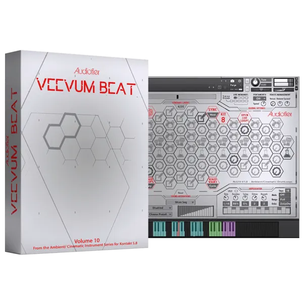 节奏鼓打击乐Loops音色库-Audiofier Veevum Beat Kontakt :-1