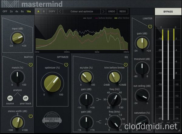 母带混音插件-Soundevice Digital Mastermind v1.1 macOS-MORiA :-1