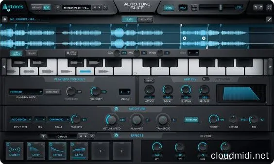 人声切片采样器-Antares Auto-Tune Slice v1.2.0 CE-win :-1