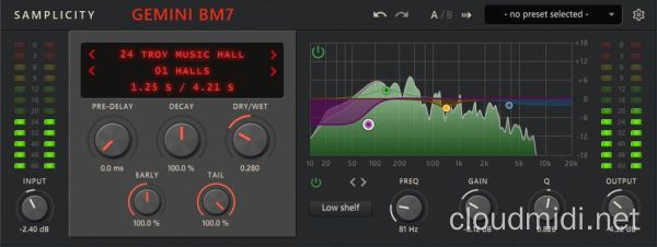 模拟混响效果器-Samplicity Gemini BM7 v1.0.8 TF-win :-1