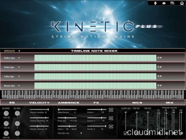 动感弦乐音色库-Kirk Hunter Studios Kinetic Strings Plus Kontakt :-1