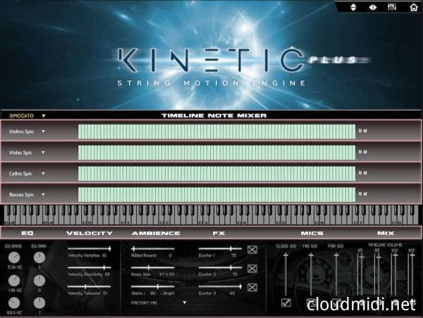 动感弦乐音色库-Kirk Hunter Studios Kinetic Strings Plus Kontakt :-1