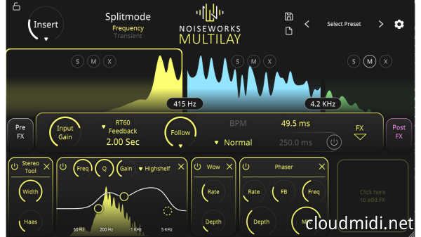 多频段瞬态延迟效果器-NoiseWorks Multilay v1.0.0 WiN :-1