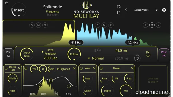 多频段瞬态延迟效果器-NoiseWorks Multilay v1.0.0 WiN :-1