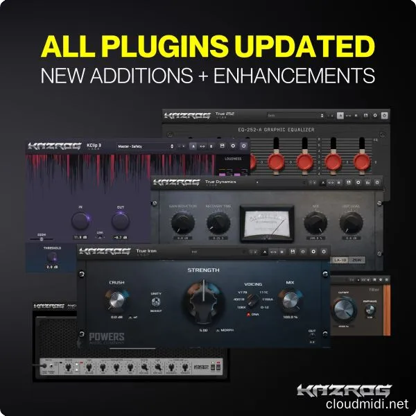 综合效果插件合集-Kazrog Plugins Collection v2023.1 WiN-MAC :-1