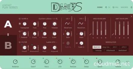 电子嘻哈混合键盘人声音色库-Native Instruments Duets Library v1.0.0 Kontakt :-1