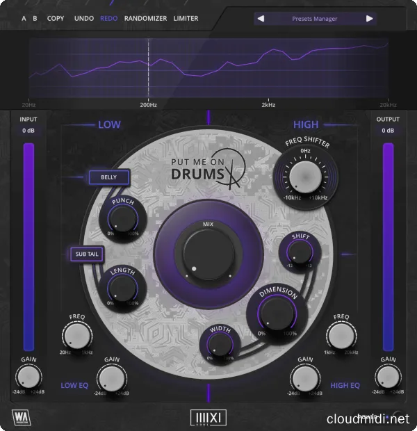 多功能鼓效果器-W.A. Production Put Me On Drums v1.0.1 WiN-MAC :-1