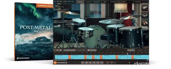 虚拟鼓音源拓展-Toontrack Post Metal EZX v1.00 Soundbank :-1