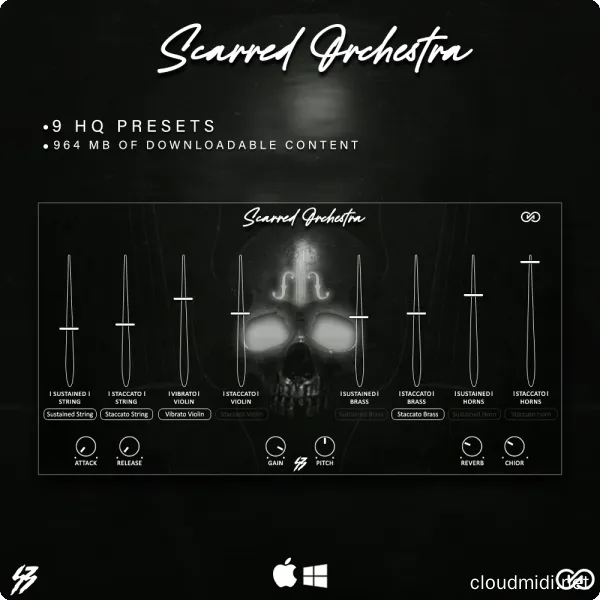 嘻哈虚拟管弦乐音源-Infinite Audio Scarred Orchestra WIN-MAC :-1 嘻哈虚拟管弦乐音源-Infinite Audio Scarred Orchestra WIN-MAC :-1
