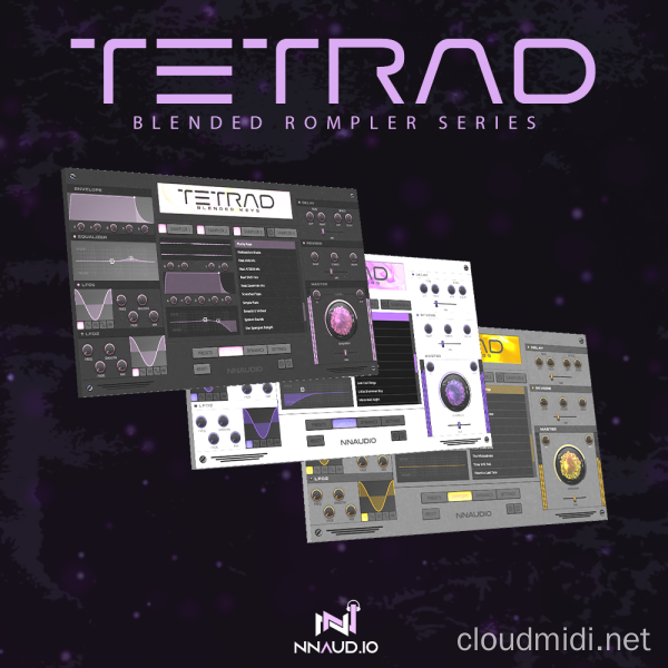虚拟综合音源-New Nation Tetrad Blended Rompler Bundle WiN-MAC :-1