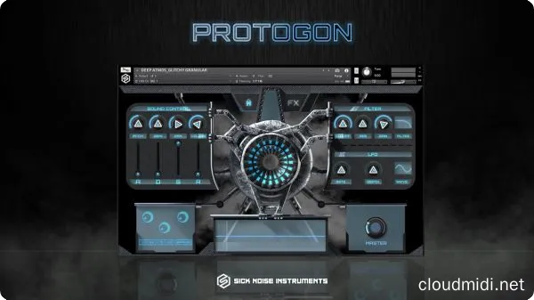 黑暗未来工业电影音色库-Sick Noise Protogon Horizon Pro Kontakt :-1