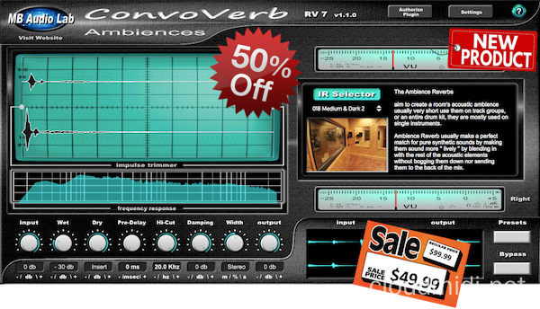 混响效果器套装-MB Audio Lab ConvoVerb RV7 Reverb Bundle MOCHA WIN-MAC :-1