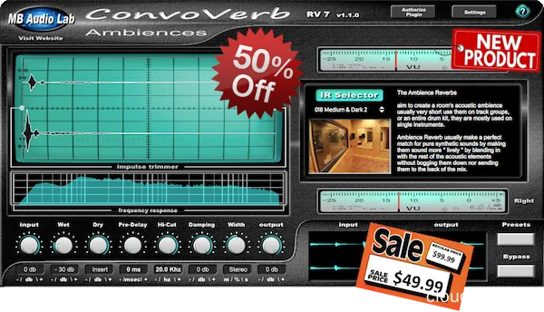 混响效果器套装-MB Audio Lab ConvoVerb RV7 Reverb Bundle MOCHA WIN-MAC :-1