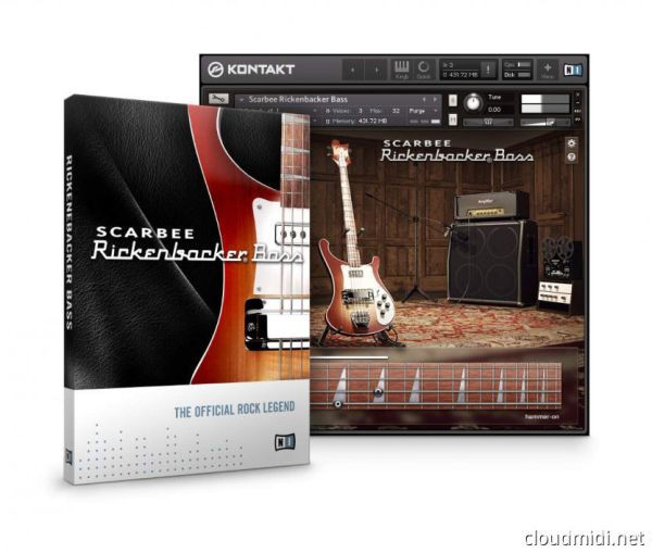 摇滚贝斯音色库-Native Instruments Scarbee Rickenbacker Bass v1.3.0 Kontakt :-1