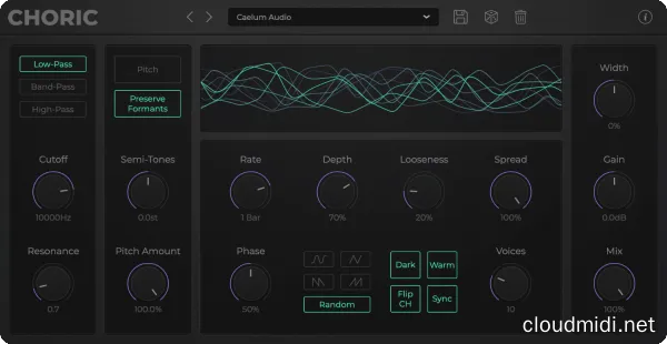 合唱效果器-Caelum Audio Choric v1.0.5 R2R-win :-1