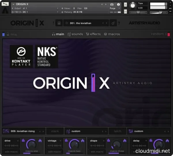 综合电子合成循环音色库-Artistry Audio Origin X v1.1 Kontakt :-1