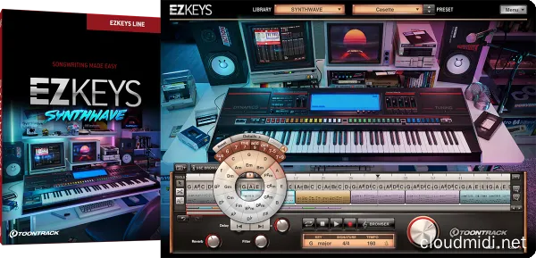 合成器波音源-Toontrack EZkeys Synthwave v1.0.0 R2R WiN-MAC :-1