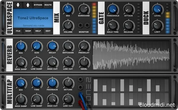 模拟混响效果器-Tone2 UltraSpace v1.0.0 R2R-win :-1