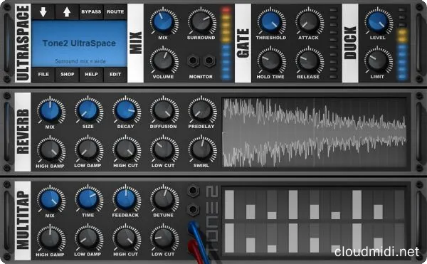 模拟混响效果器-Tone2 UltraSpace v1.0.0 R2R-win :-1 模拟混响效果器-Tone2 UltraSpace v1.0.0 R2R-win :-1