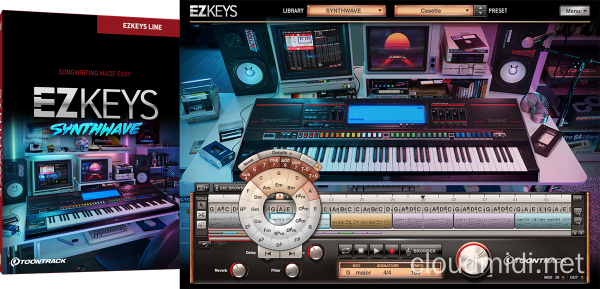 拓展音色库-Toontrack EZkeys Synthwave EZX SOUNDBANK :-1